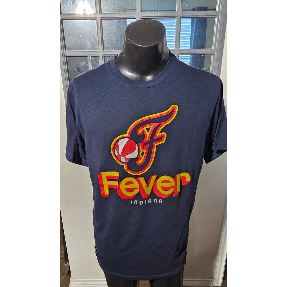 Sportiqe Indiana Fever WNBA T-Shirt Navy Blue DraftKings XL